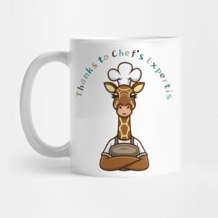 Giraffe Chef Mug